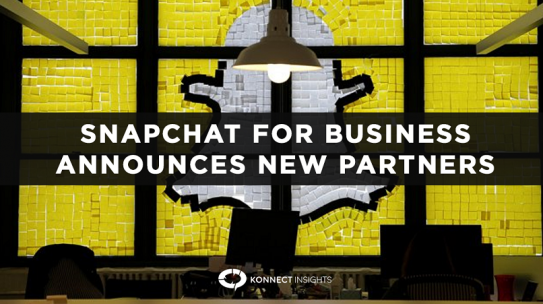 Snapchat for Business announces 14 new partners