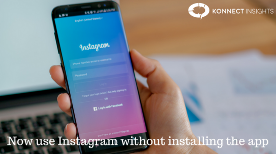 Now use Instagram without installing the app