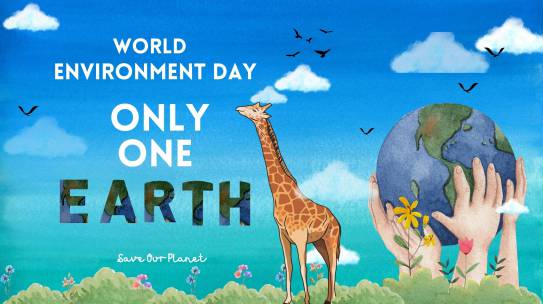 World Environment Day: “Only One Earth”.